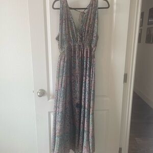 Fashion fuse silky dress size large